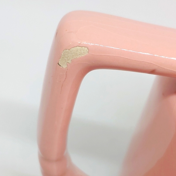 Harker Pottery Company Cameo Ware Dusty Rose Floral Teapot - Picture 13 of 13